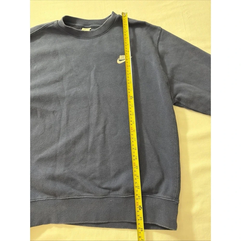 Nike Men's Club Fleece‎ Crew Neck Sweatshirt Medium Gym Comfort Shirt Pull Over